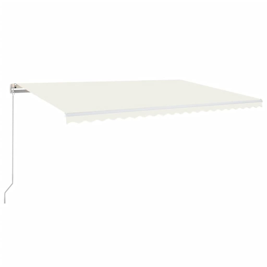 Tenda na ručno uvlačenje 500 x 300 cm krem