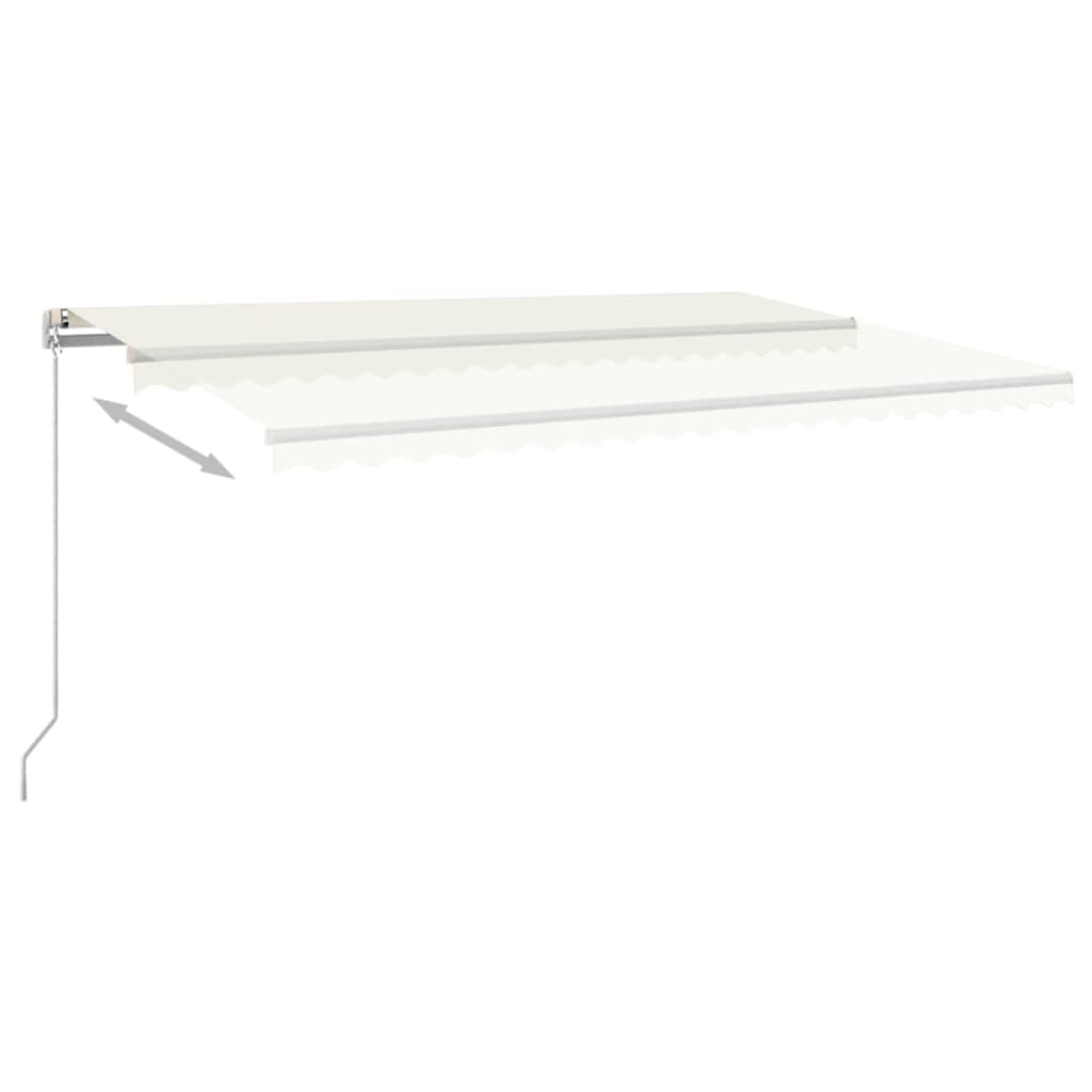 Tenda na ručno uvlačenje 500 x 300 cm krem