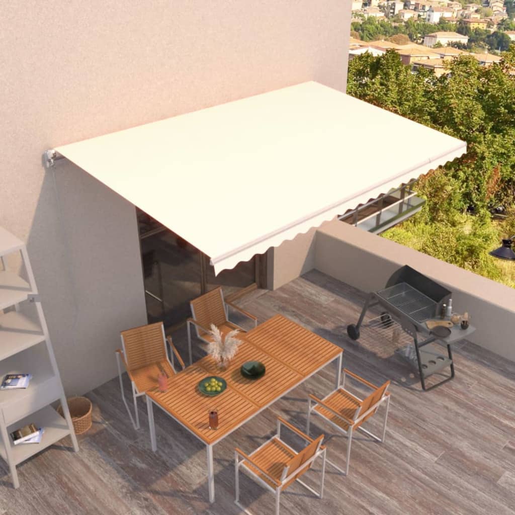 Tenda na ručno uvlačenje 500 x 300 cm krem