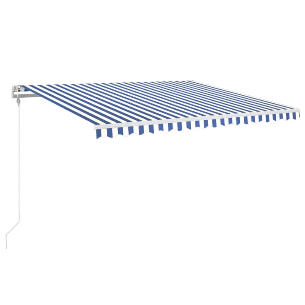 Tenda na automatsko uvlačenje 400 x 350 cm plavo-bijela
