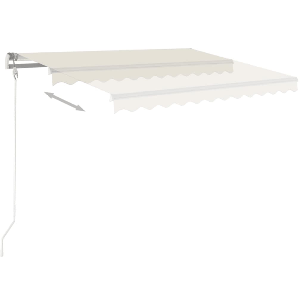 Tenda na ručno uvlačenje 450 x 350 cm krem