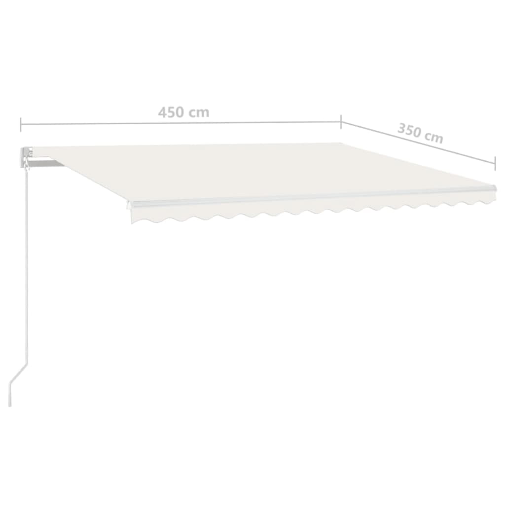 Tenda na ručno uvlačenje 450 x 350 cm krem