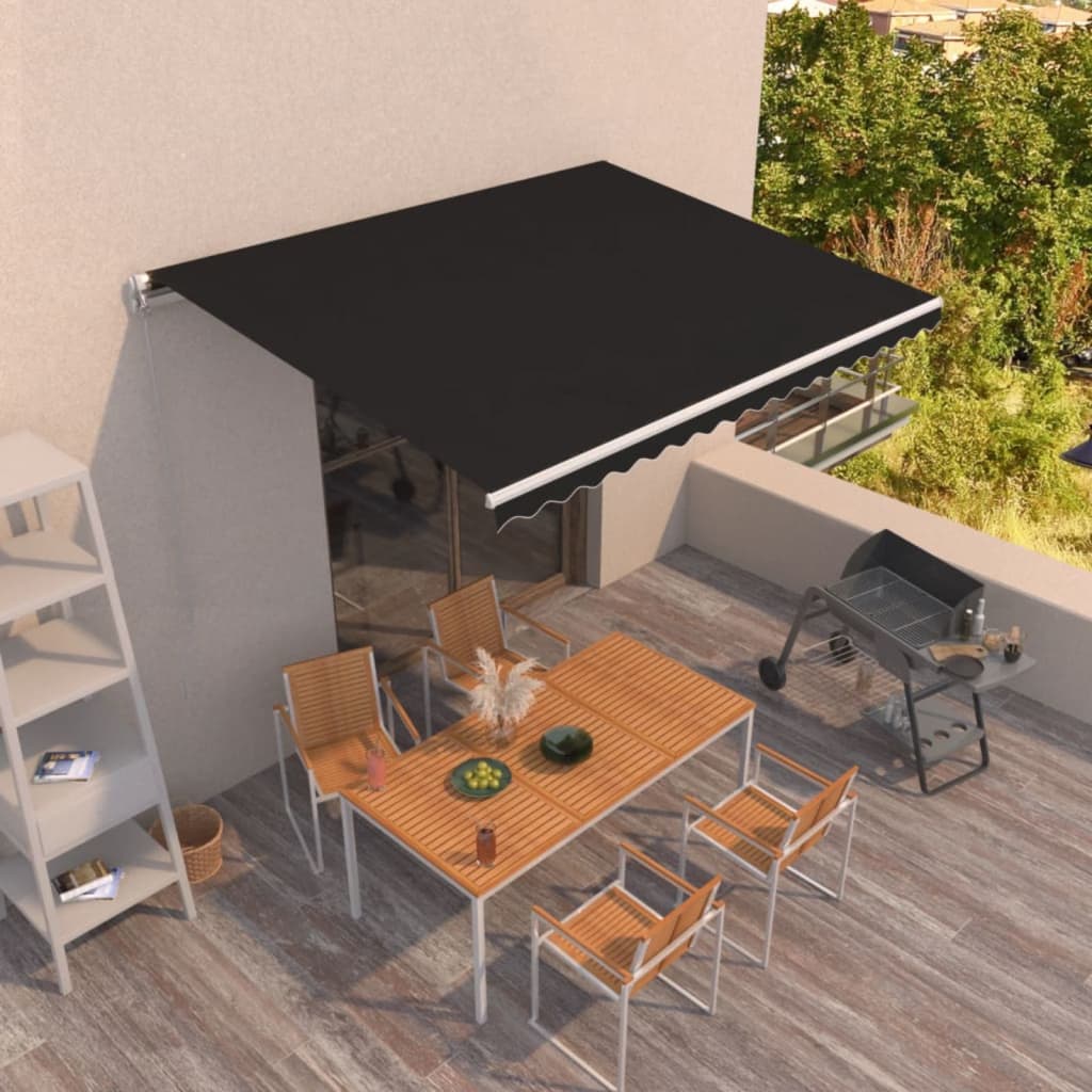 Tenda na ručno uvlačenje 450 x 350 cm antracit