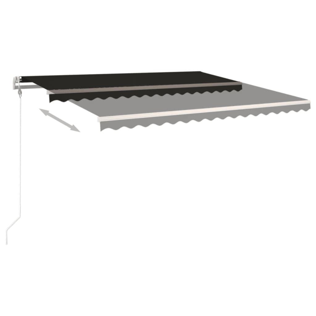 Tenda na automatsko uvlačenje 450 x 350 cm antracit