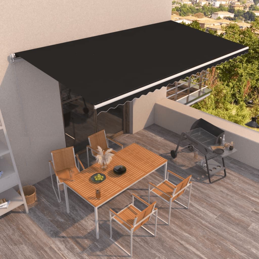 Tenda na ručno uvlačenje 600 x 350 cm antracit