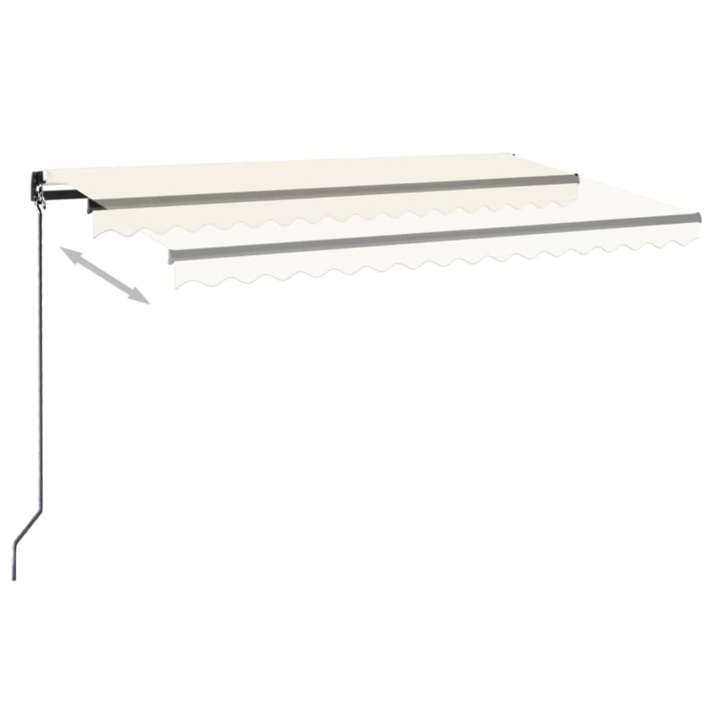 Tenda na ručno uvlačenje 450 x 350 cm krem