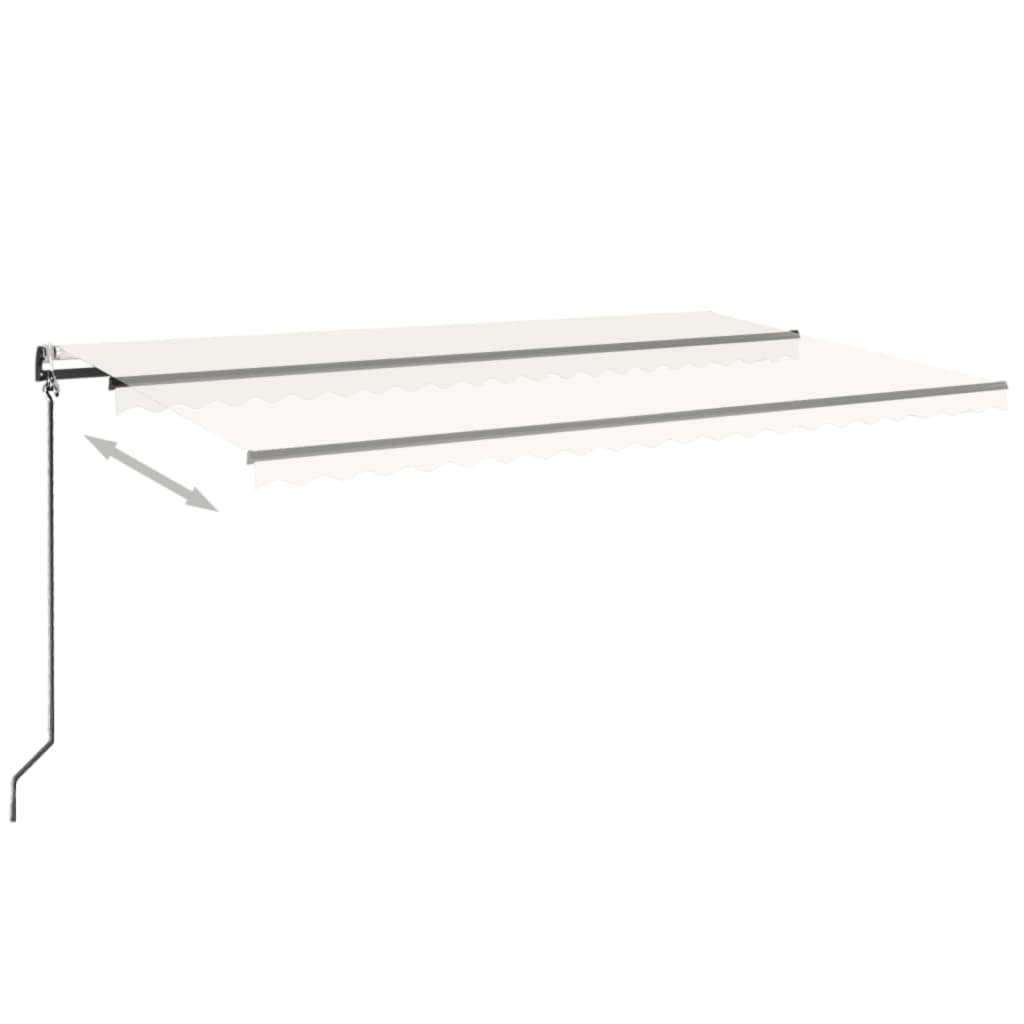 Tenda na automatsko uvlačenje 500 x 350 cm krem