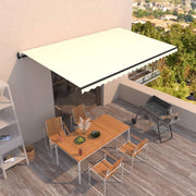 Tenda na automatsko uvlačenje 500 x 350 cm krem