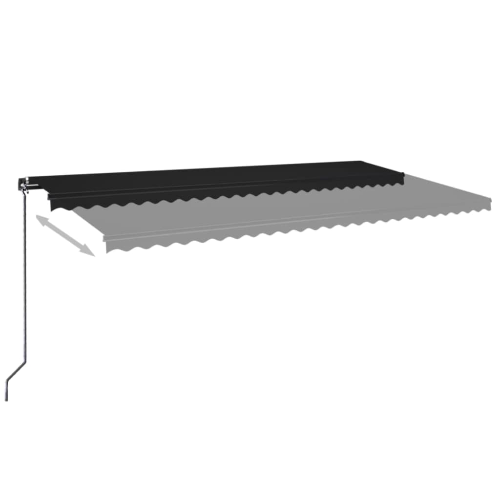 Tenda na ručno uvlačenje 600 x 350 cm antracit