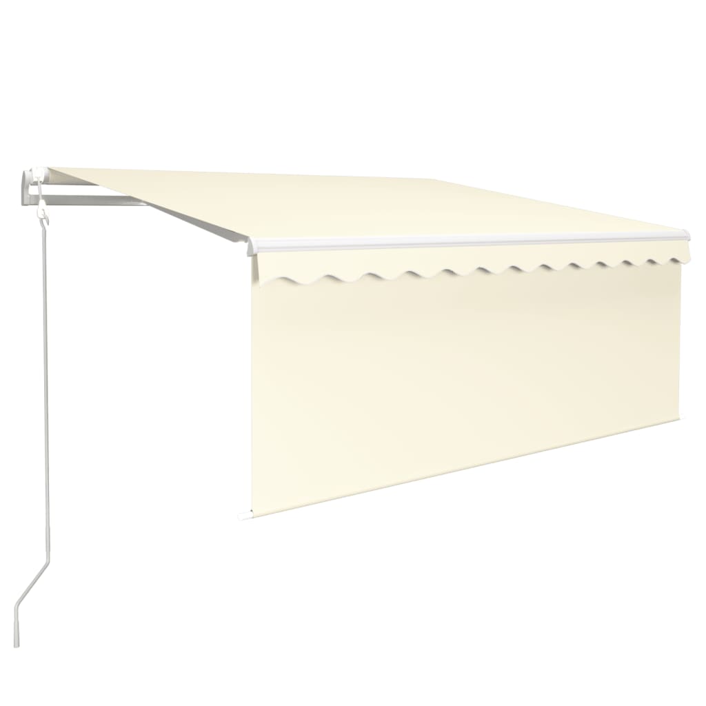 Automatska tenda s roletom i senzorom LED 3,5 x 2,5 m krem