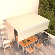 Automatska tenda na uvlačenje s roletom 5 x 3 m krem