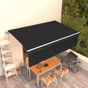 Automatska tenda na uvlačenje s roletom 5 x 3 m antracit