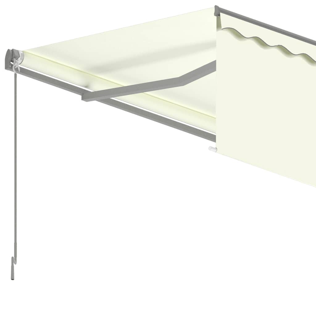 Tenda na ručno uvlačenje s roletom 3,5 x 2,5 m krem