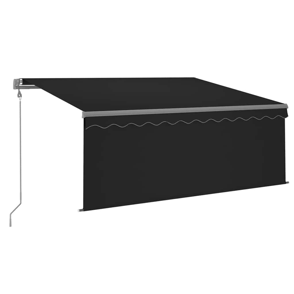 Automatska tenda na uvlačenje s roletom 3,5 x 2,5 m antracit
