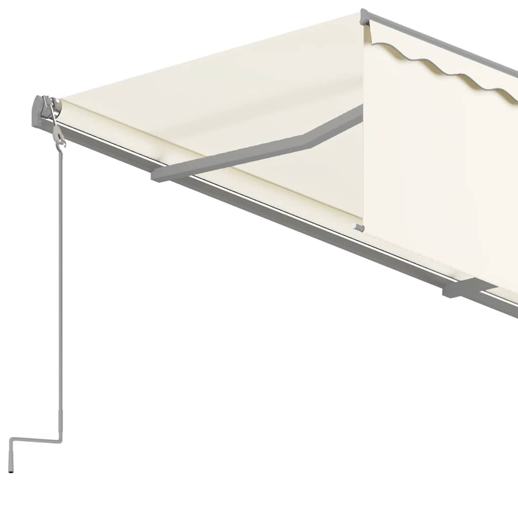 Tenda na ručno uvlačenje s roletom 4 x 3 m krem