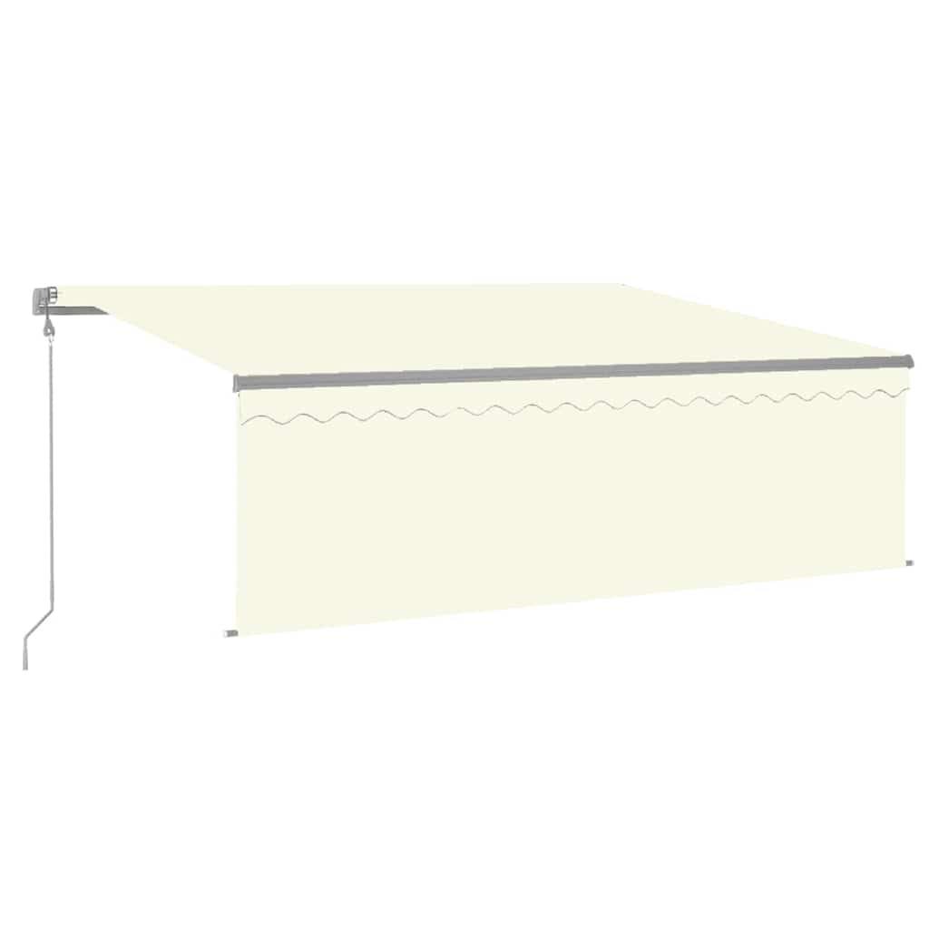 Automatska tenda na uvlačenje s roletom 4 x 3 m krem