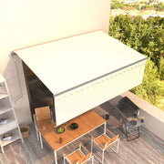 Automatska tenda na uvlačenje s roletom 4 x 3 m krem