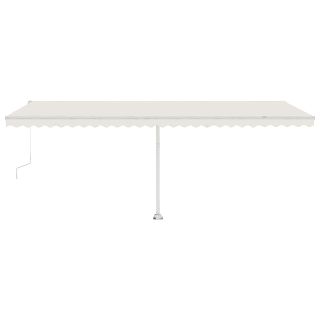 Samostojeća automatska tenda 600 x 300 cm krem