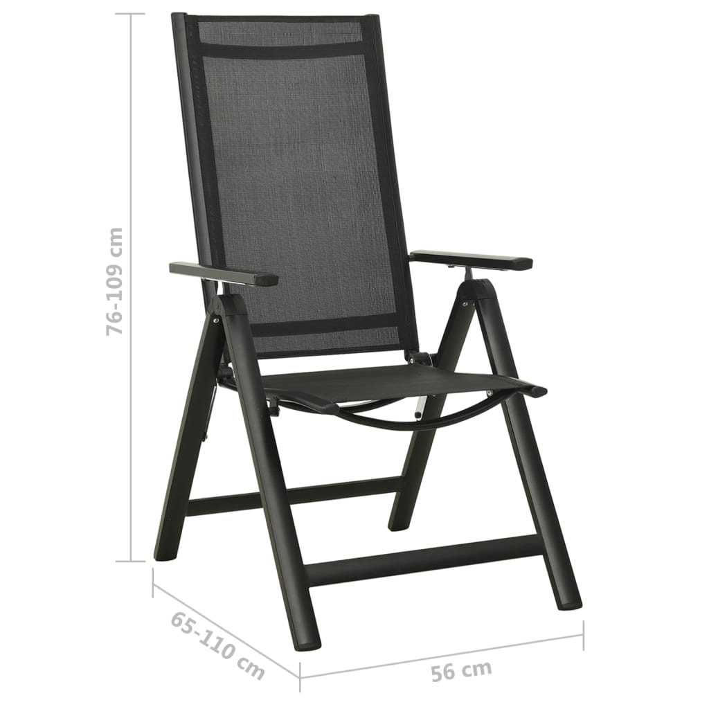 9-dijelni vrtni blagovaonski set aluminijski antracit
