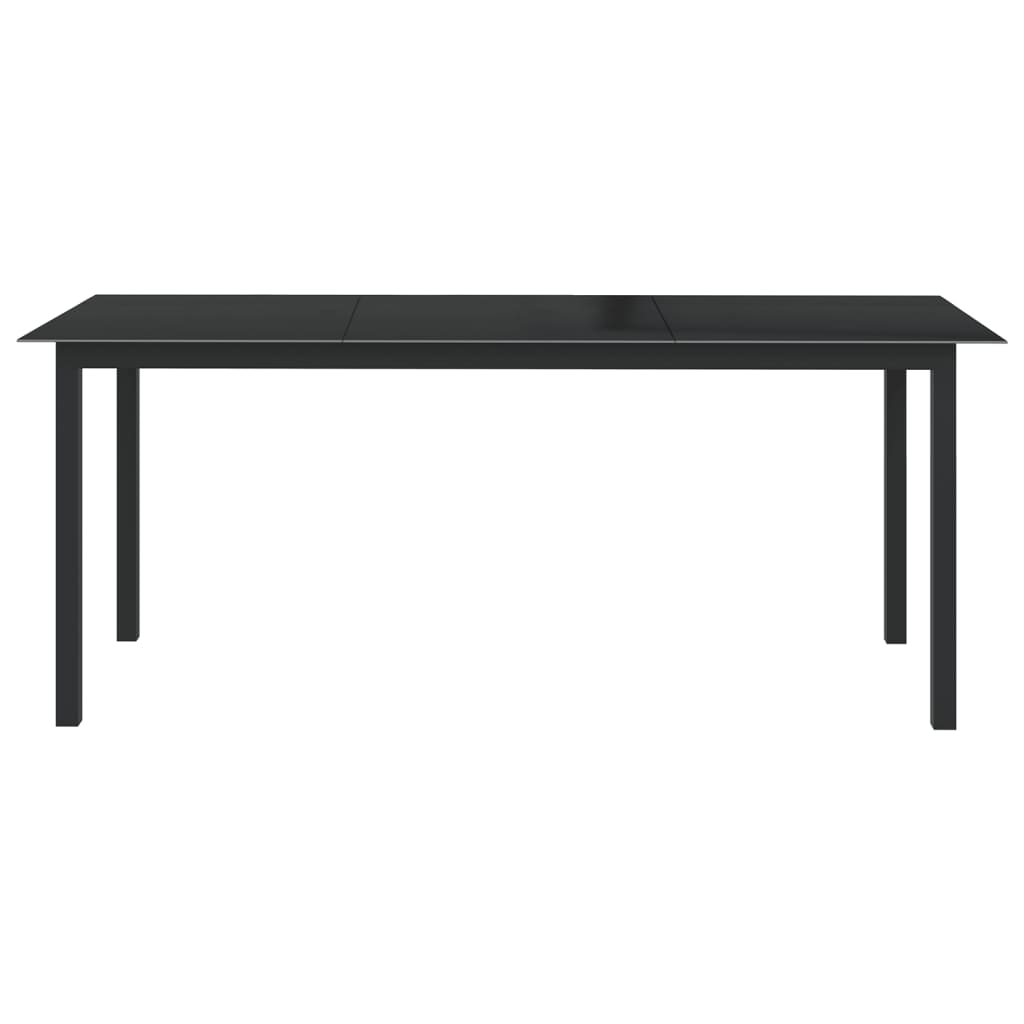 9-dijelni vrtni blagovaonski set aluminijski antracit