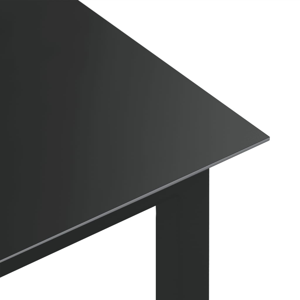 9-dijelni vrtni blagovaonski set aluminijski antracit