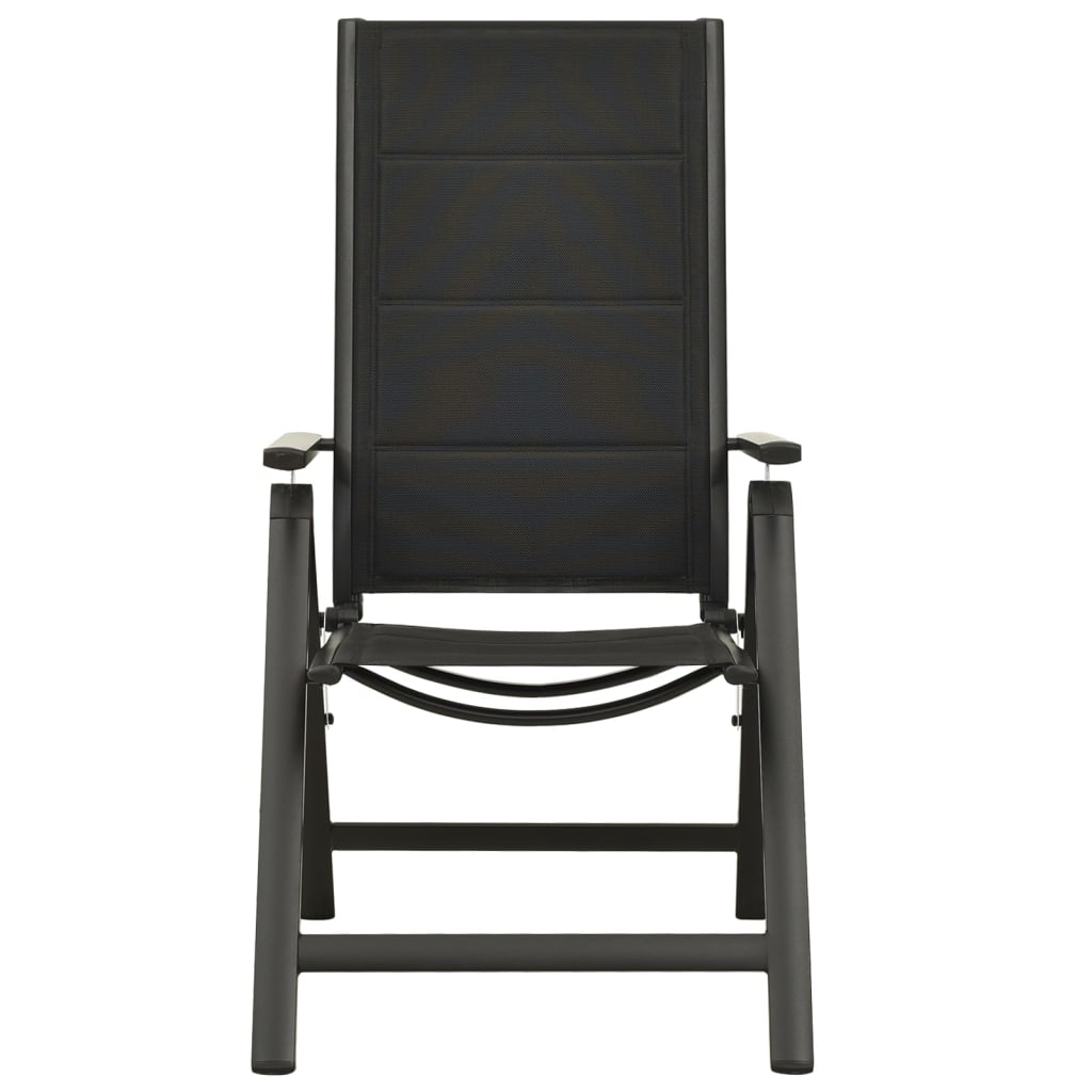 5-dijelni bistro set crni i antracit