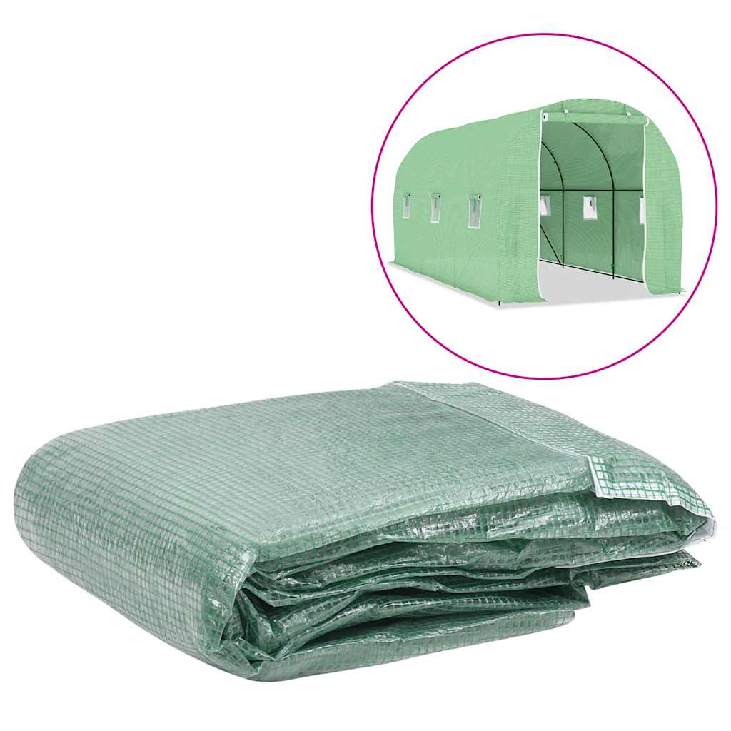 Zamjenski pokrov za plastenik (9 m²) 200 x 450 x 200 cm zeleni
