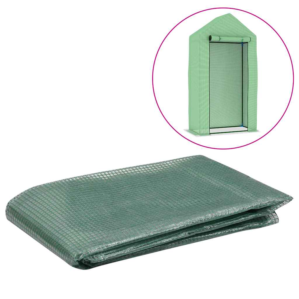 Zamjenski pokrov za plastenik (0,5 m²) 50 x 100 x 190 cm zeleni