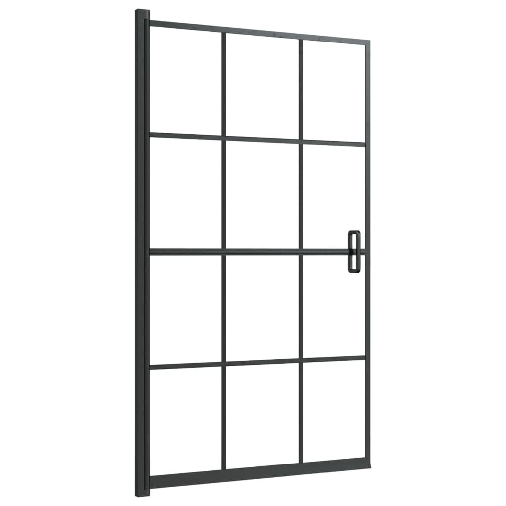 Pregrada za tuš ESG 80 x 140 cm crna