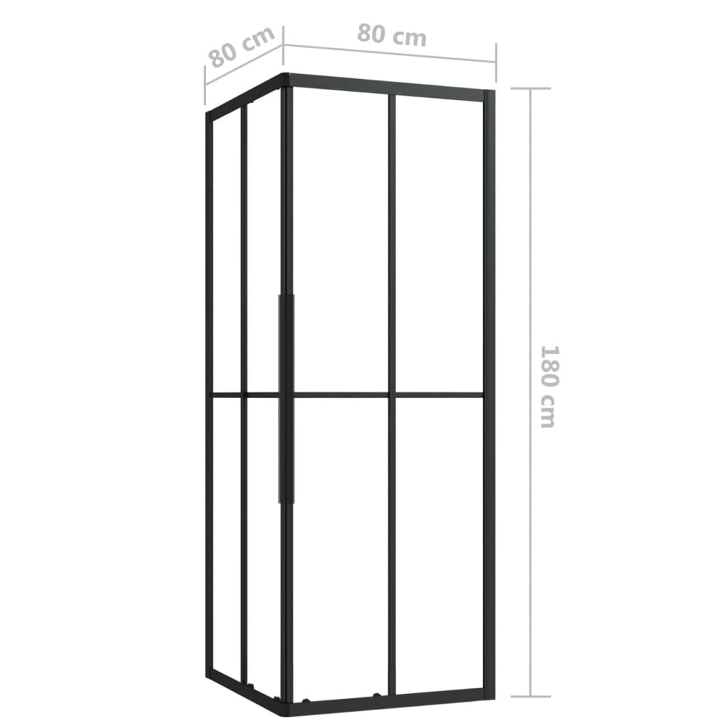 Tuš-kabina ESG 80 x 80 x 180 cm