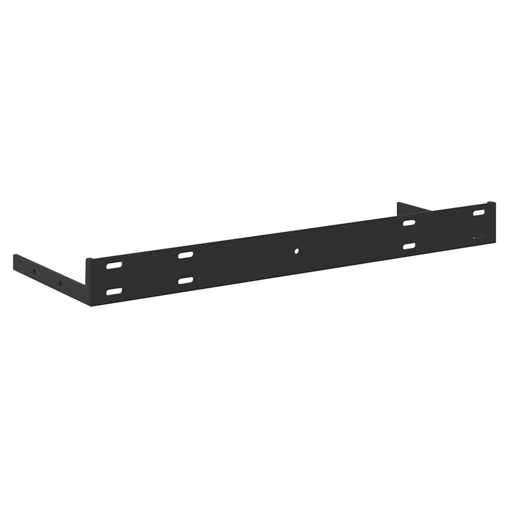 Plutajuća zidna polica siva boja betona 50 x 23 x 3,8 cm MDF