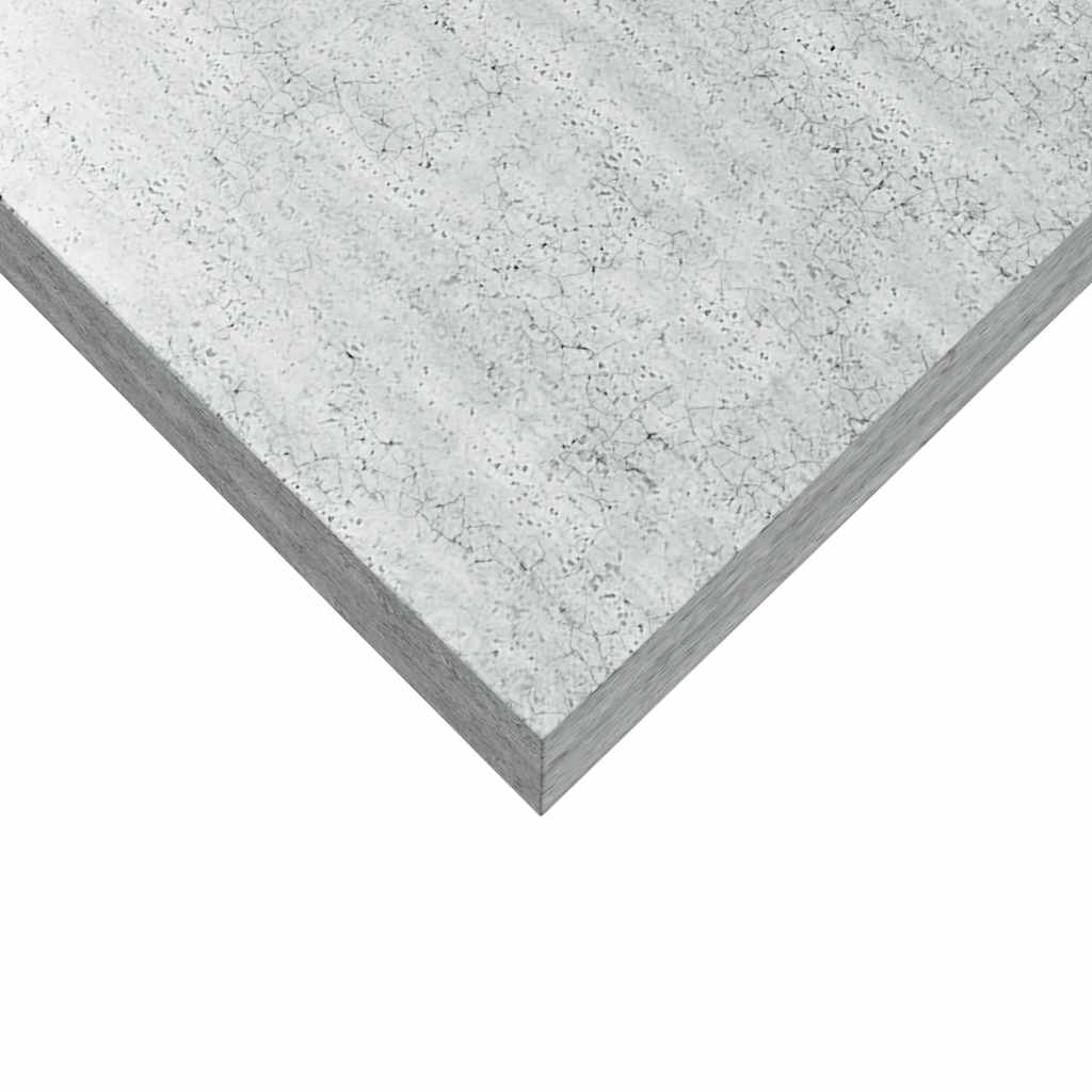Plutajuće zidne police 2 kom boja betona 90x23,5x3,8 cm MDF