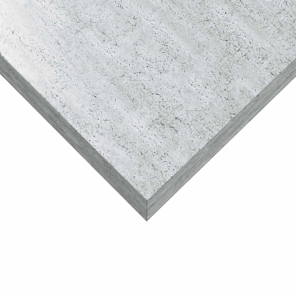 Plutajuće zidne police 2 kom boja betona 120x23,5x3,8 cm MDF