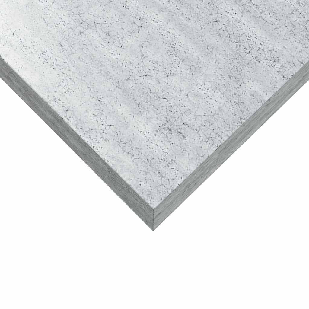 Plutajuće zidne police 4 kom boja betona 120x23,5x3,8 cm MDF