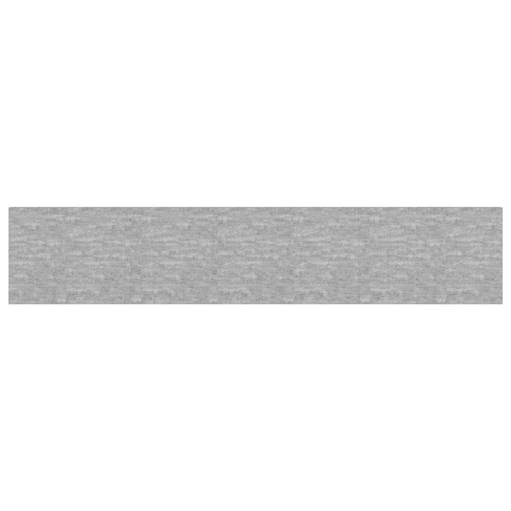 Plutajuće zidne police 4 kom boja betona 120x23,5x3,8 cm MDF