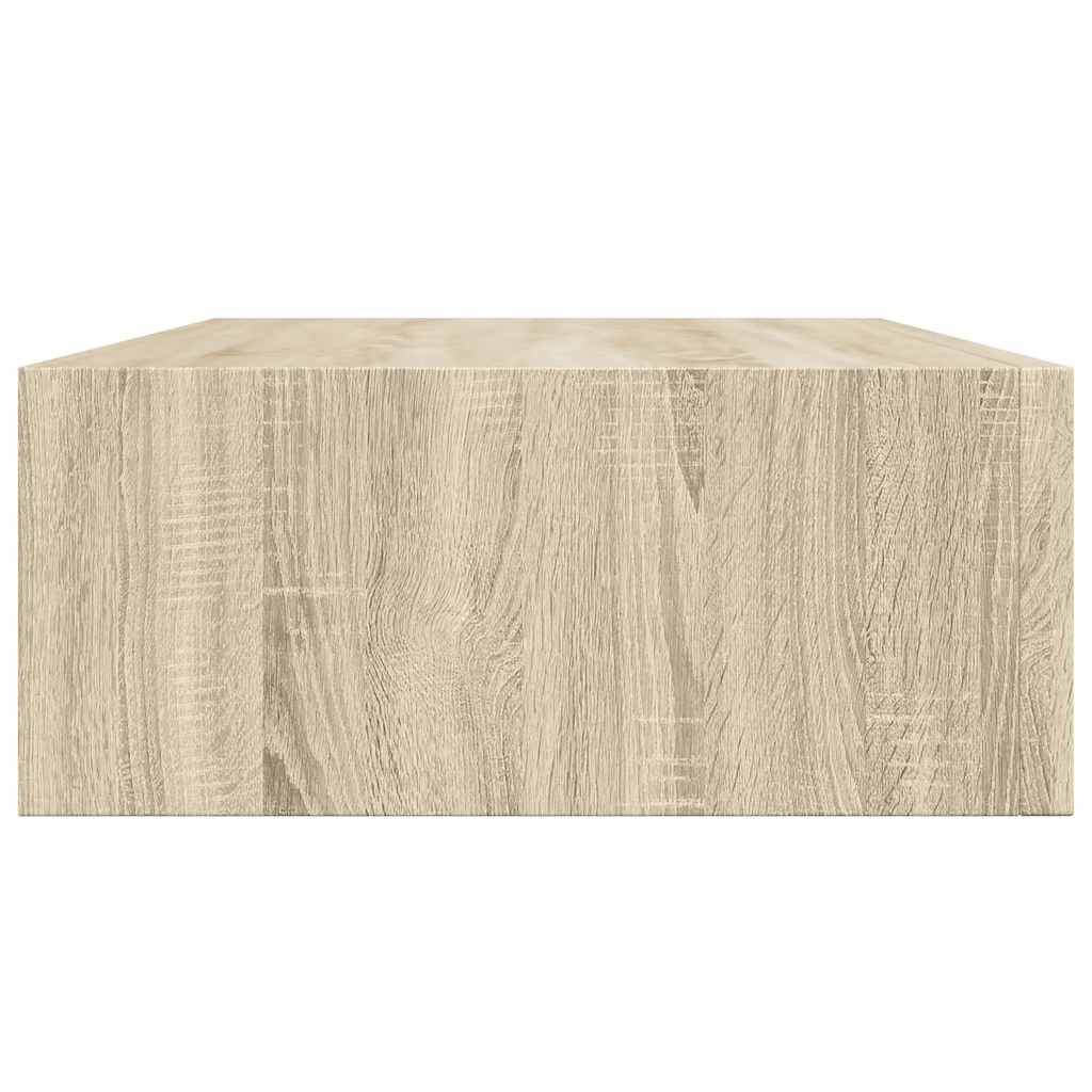 Zidna polica s ladicom boja hrasta 40 x 23,5 x 10 cm MDF