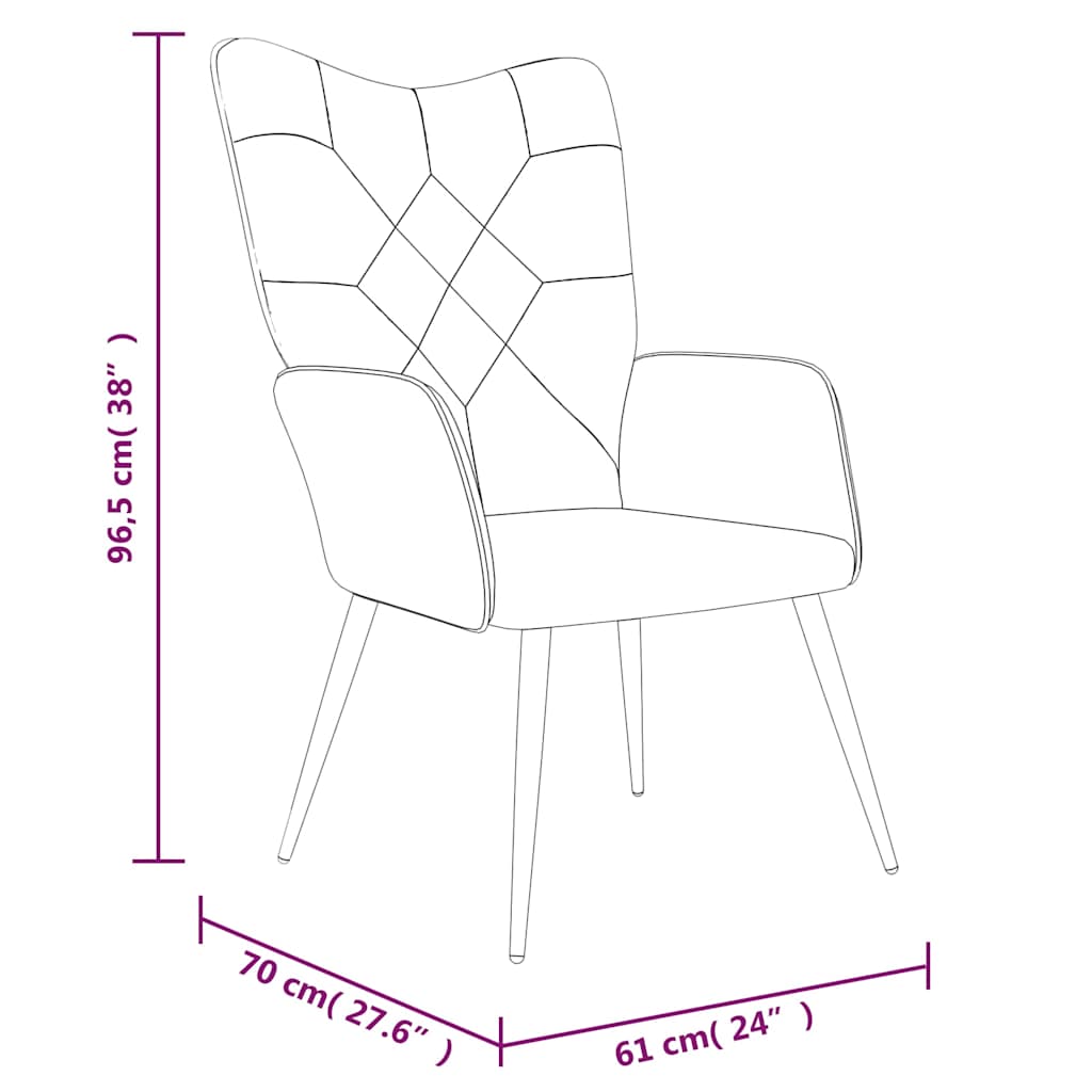 Stolica za opuštanje s osloncem za noge patchwork od tkanine