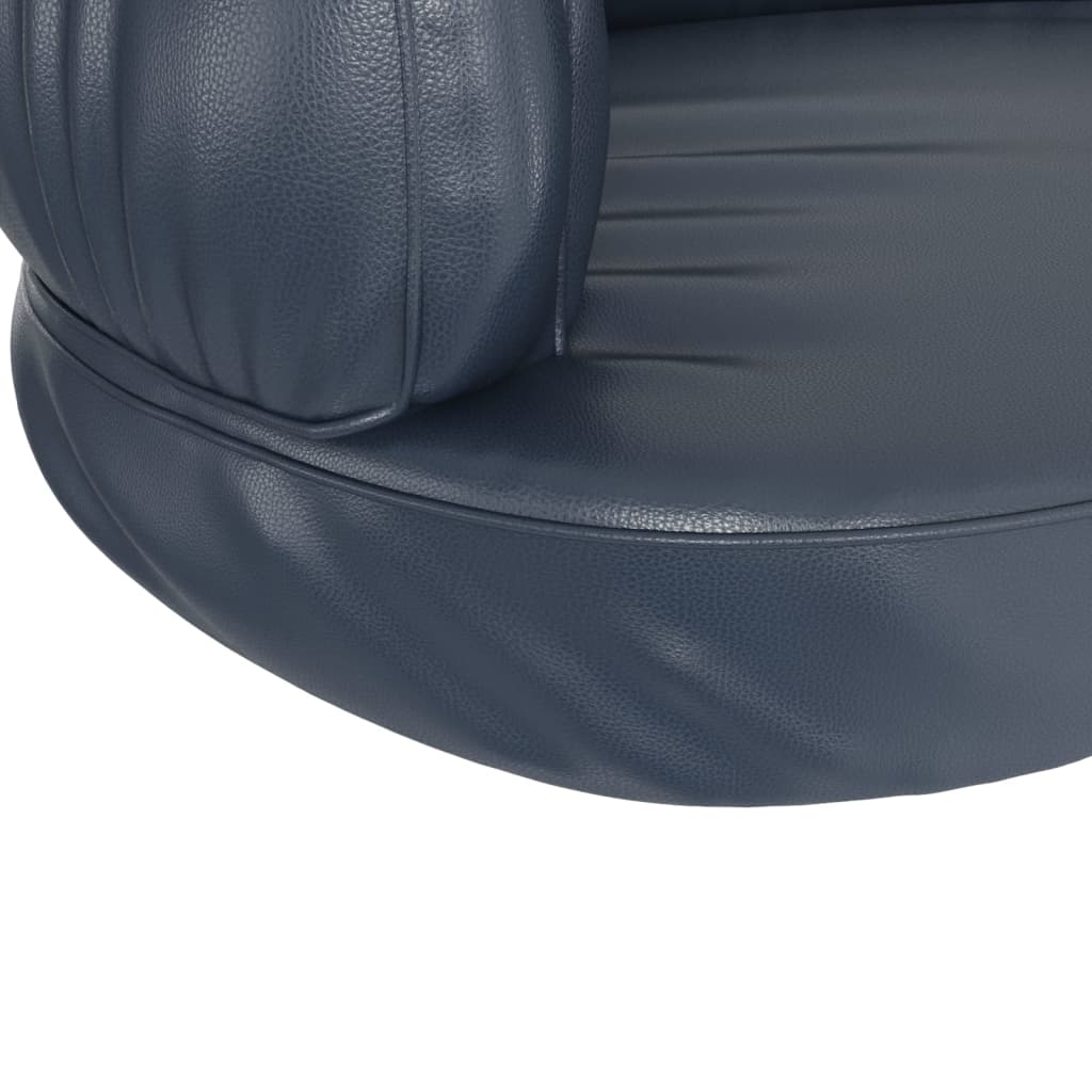 Ergonomski pjenasti krevet za pse modri 75 x 53 cm umjetna koža