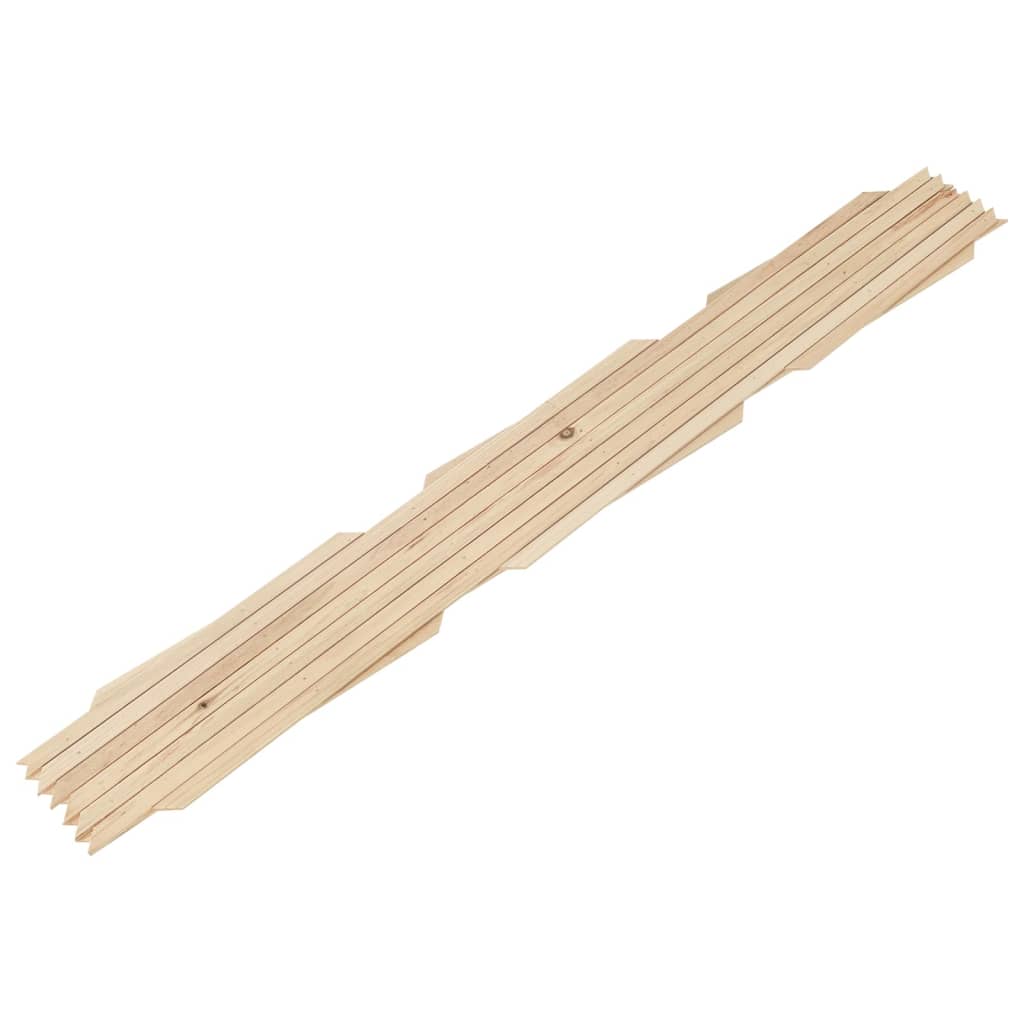 Rešetkaste ograde 5 kom od masivne jelovine 180 x 80 cm