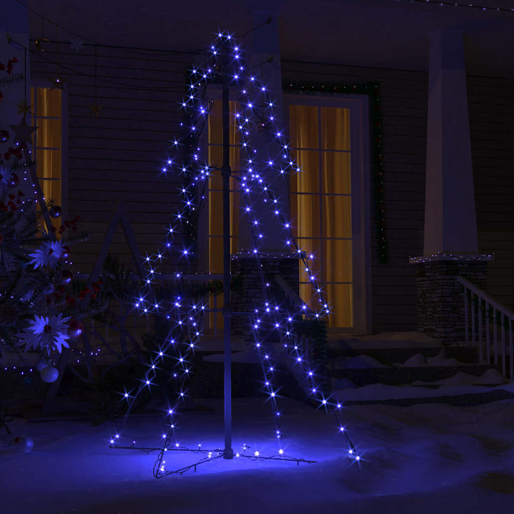 Stožasto božićno drvce unutarnje i vanjsko 160 LED 78 x 120 cm