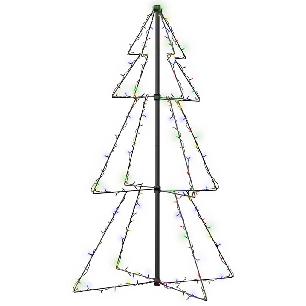 Stožasto božićno drvce unutarnje i vanjsko 160 LED 78 x 120 cm