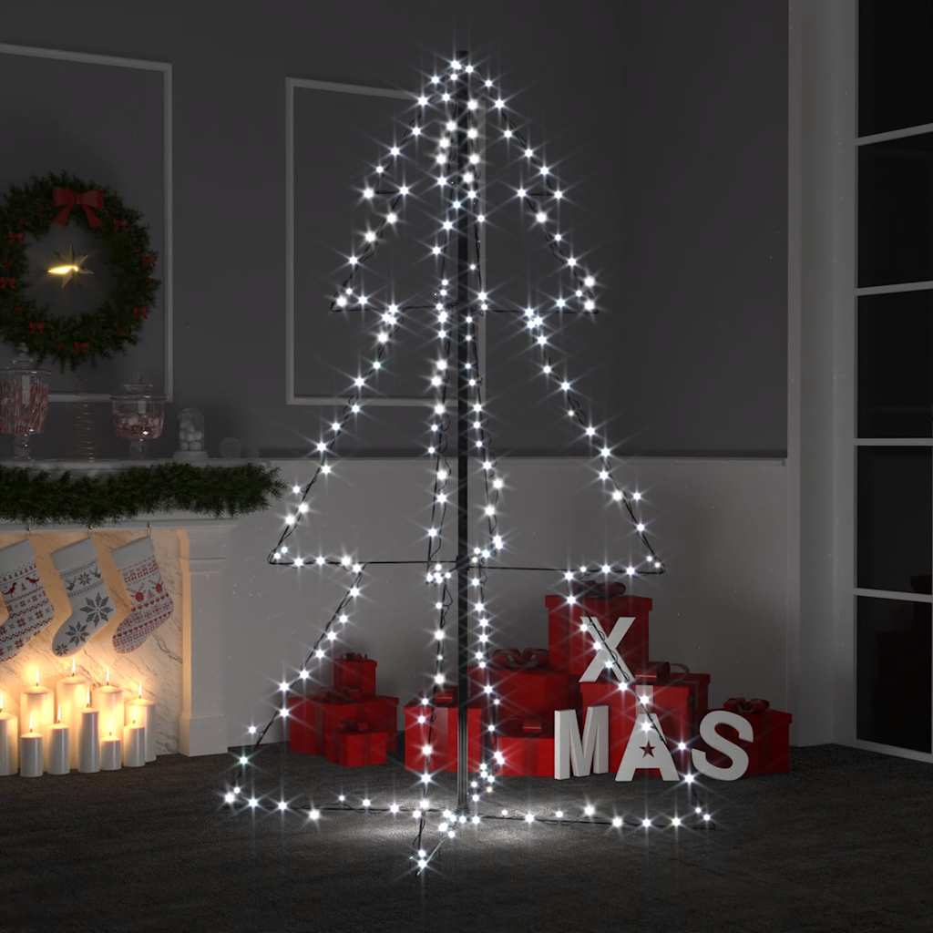 Stožasto božićno drvce unutarnje i vanjsko 160 LED 78 x 120 cm