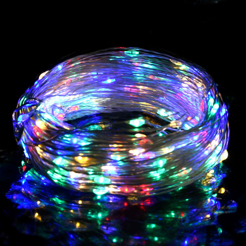 LED mikro rasvjetni lanac 40 m 400 LED šareni 8 funkcija