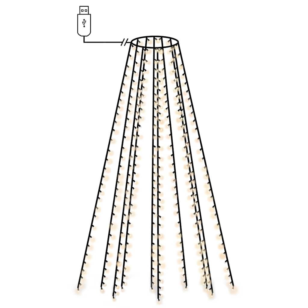 Mrežasta svjetla za božićno drvce 300 LED hladna bijela 300 cm