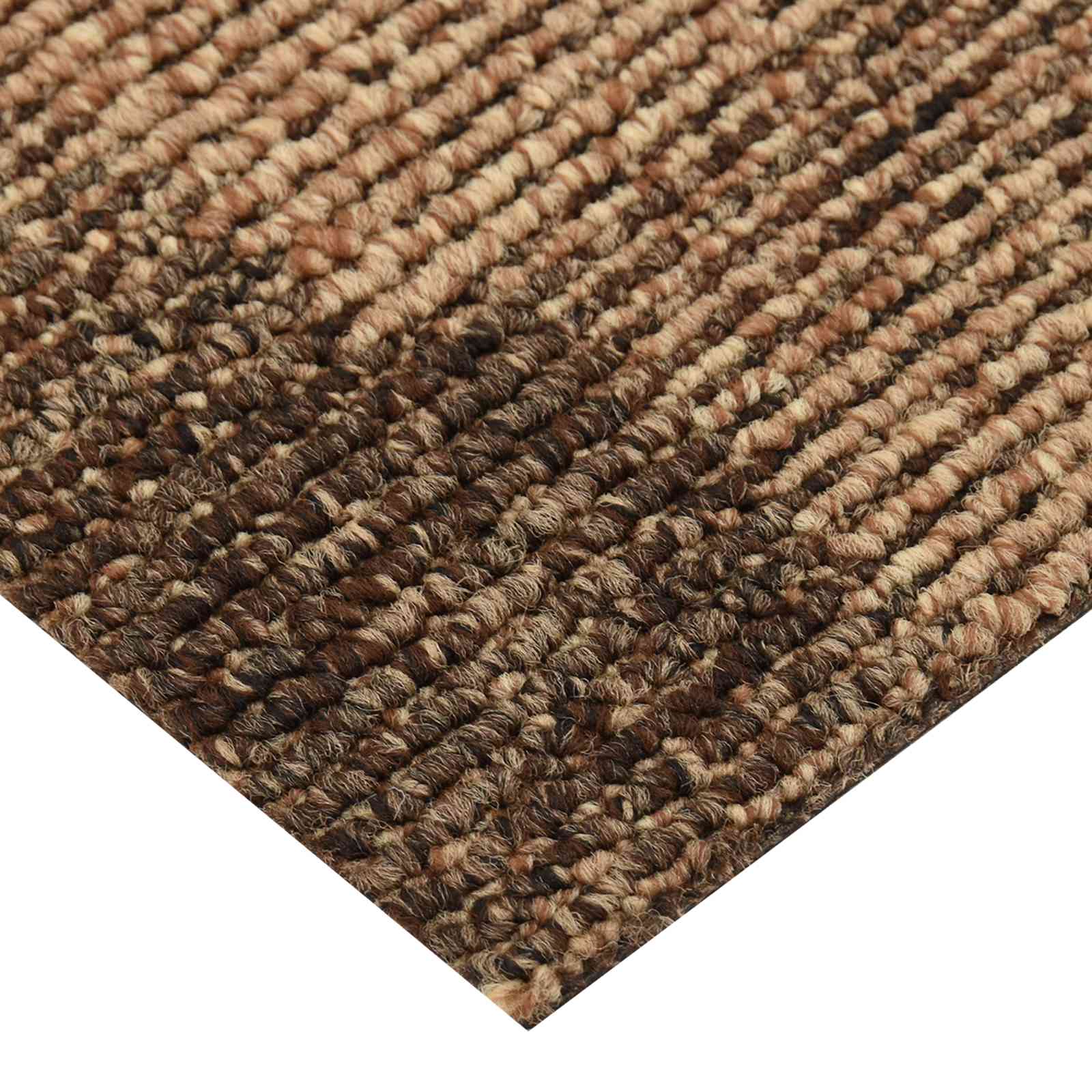 Podni tepih 20 pcs Smeđa 50 x 50 cm PP