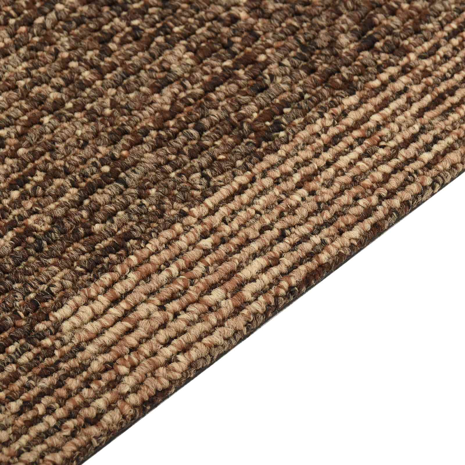 Podni tepih 20 pcs Smeđa 50 x 50 cm PP