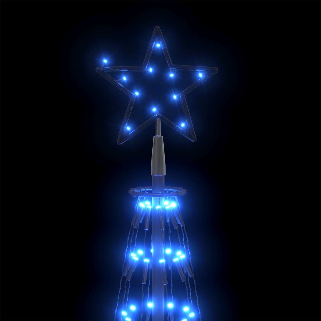 Stožasto božićno drvce sa 752 plave LED žarulje 160 x 500 cm
