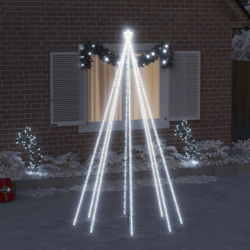 Božićno drvce s padajućim LED svjetlima 400 LED žarulja 2,5 m