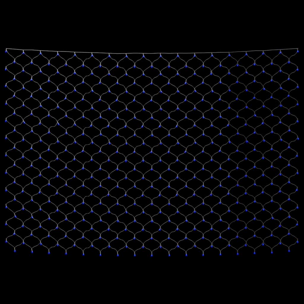 Božićna svjetlosna mreža svjetloplava 3 x 3 m 306 LED