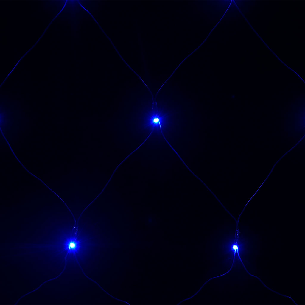 Božićna svjetlosna mreža svjetloplava 3 x 3 m 306 LED